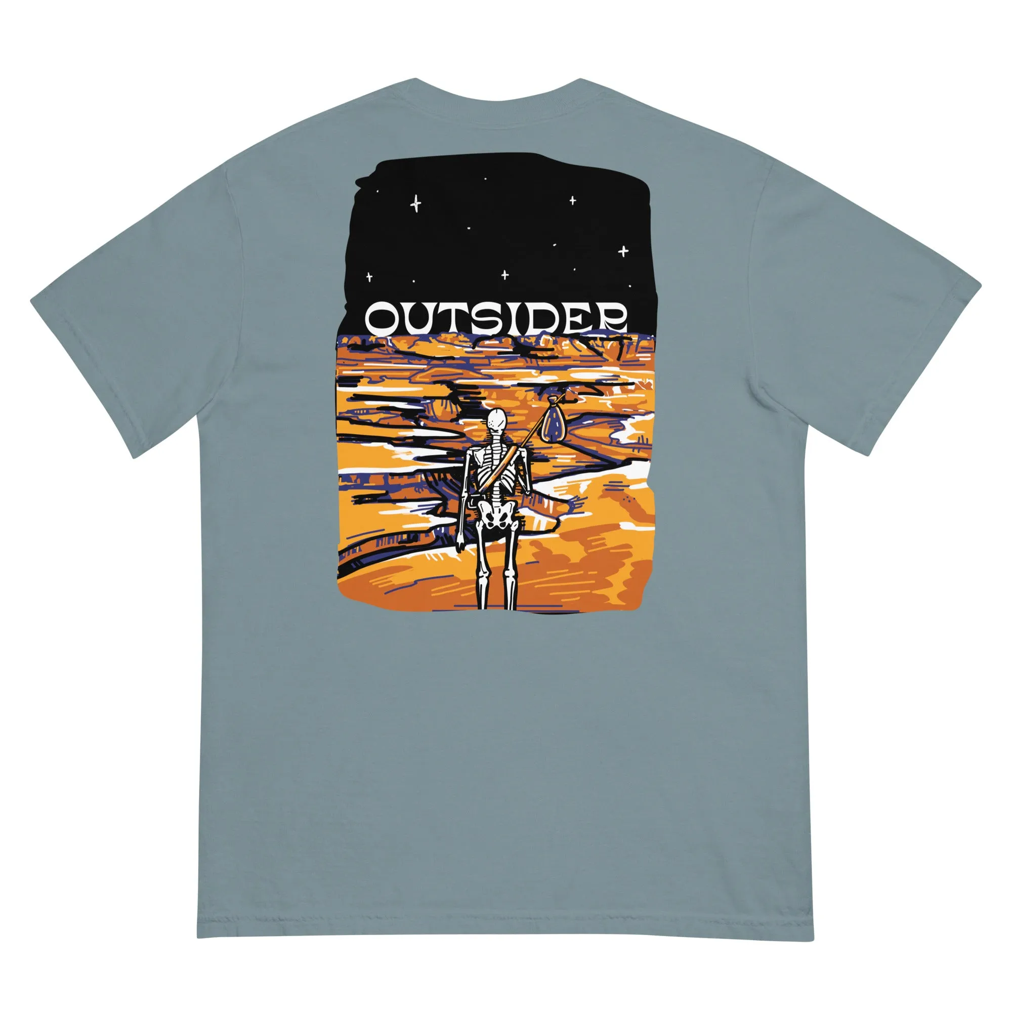 OUTSIDER Front & Back Print Comfort Colors Tee