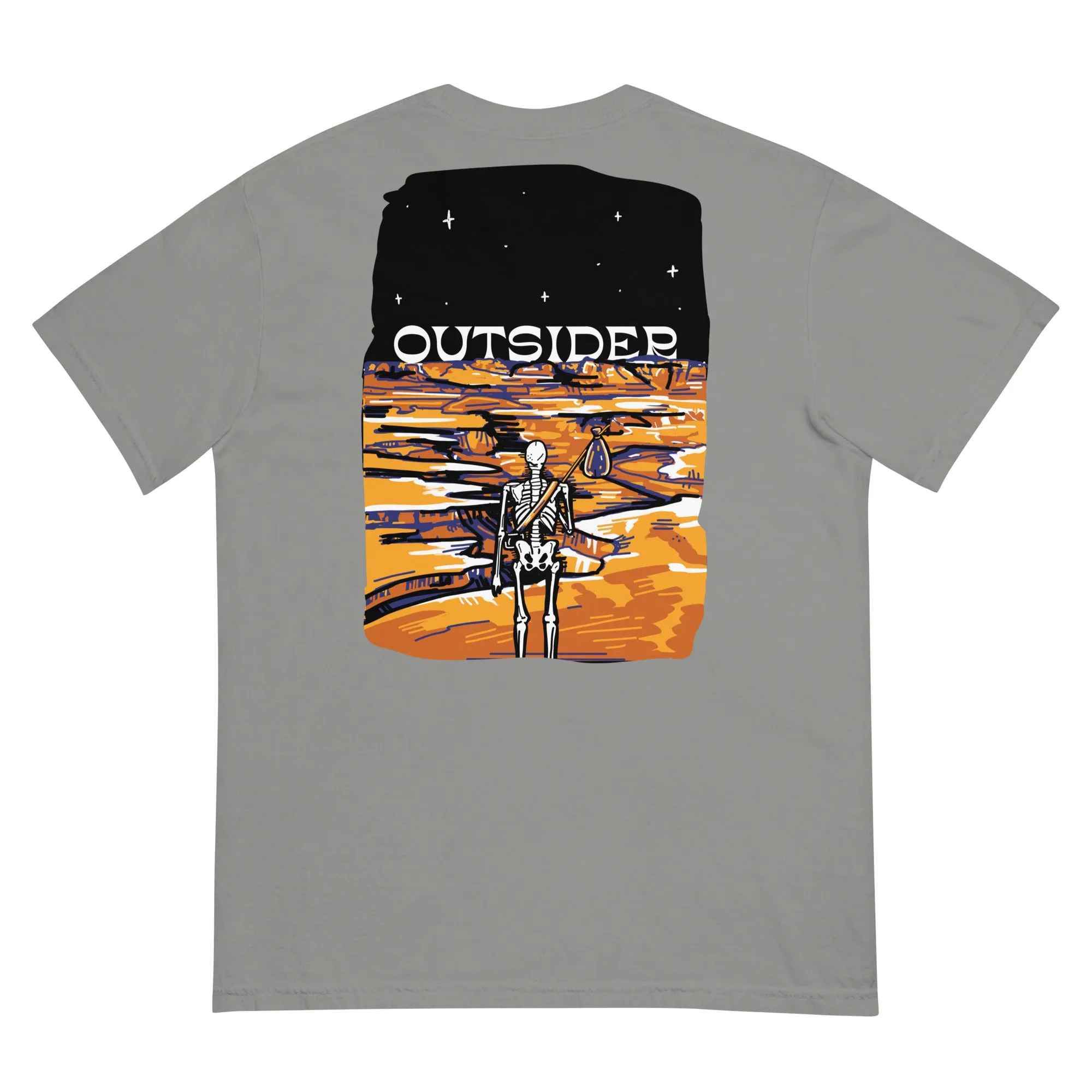 OUTSIDER Front & Back Print Comfort Colors Tee