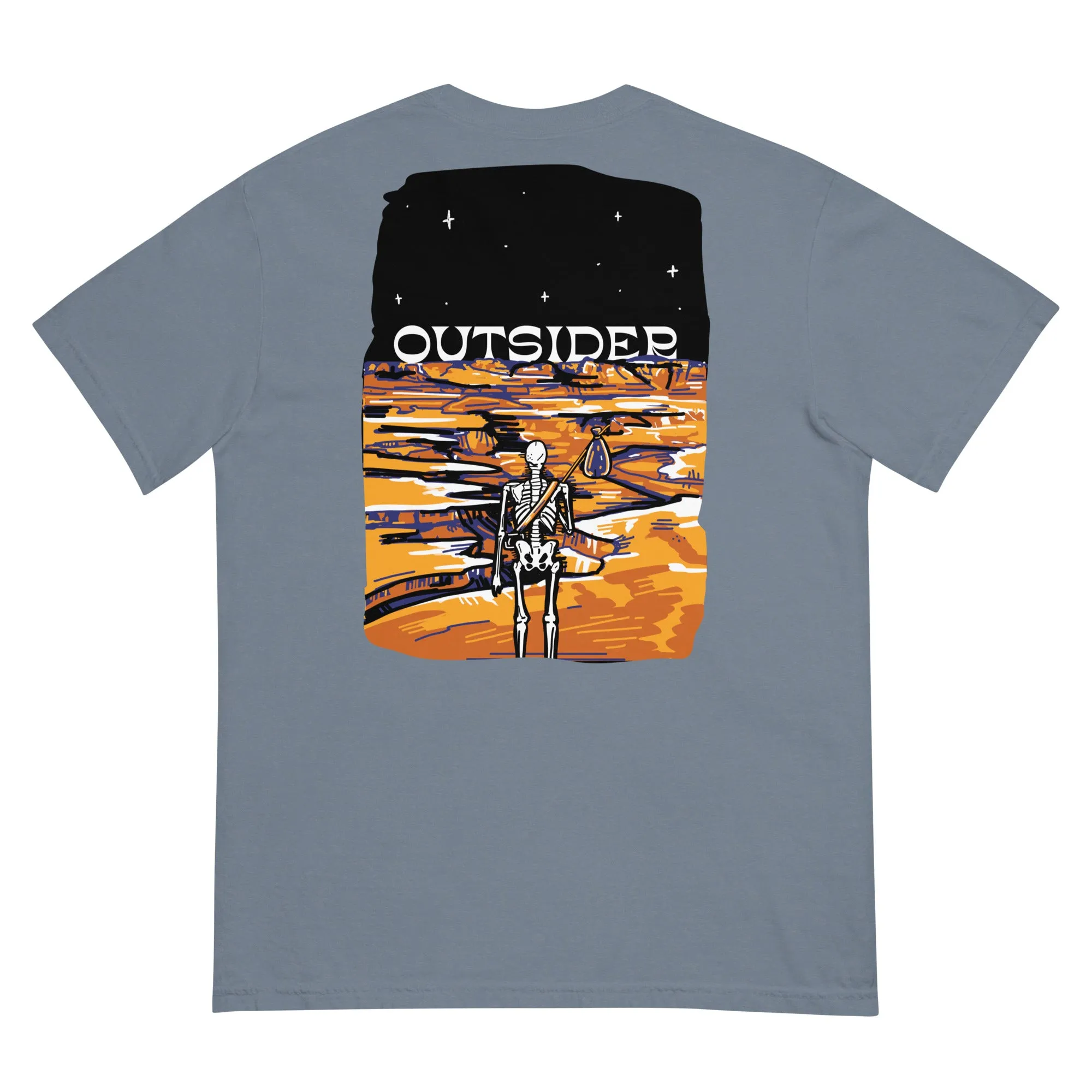 OUTSIDER Front & Back Print Comfort Colors Tee