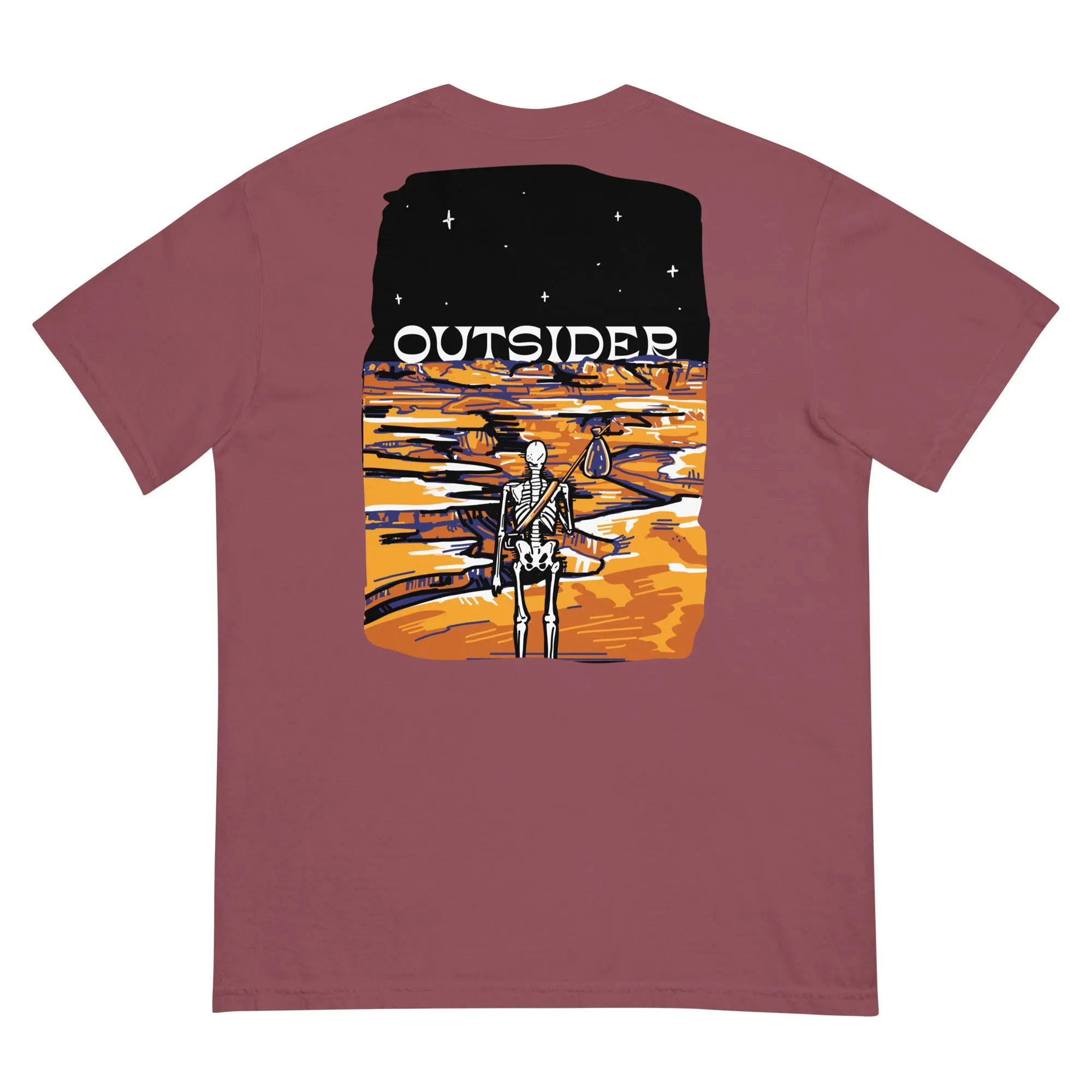 OUTSIDER Front & Back Print Comfort Colors Tee