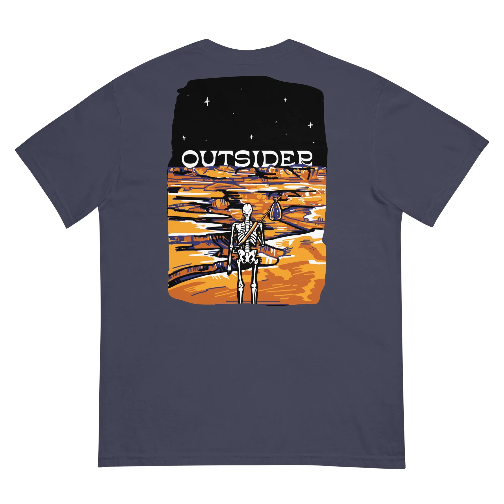 OUTSIDER Front & Back Print Comfort Colors Tee