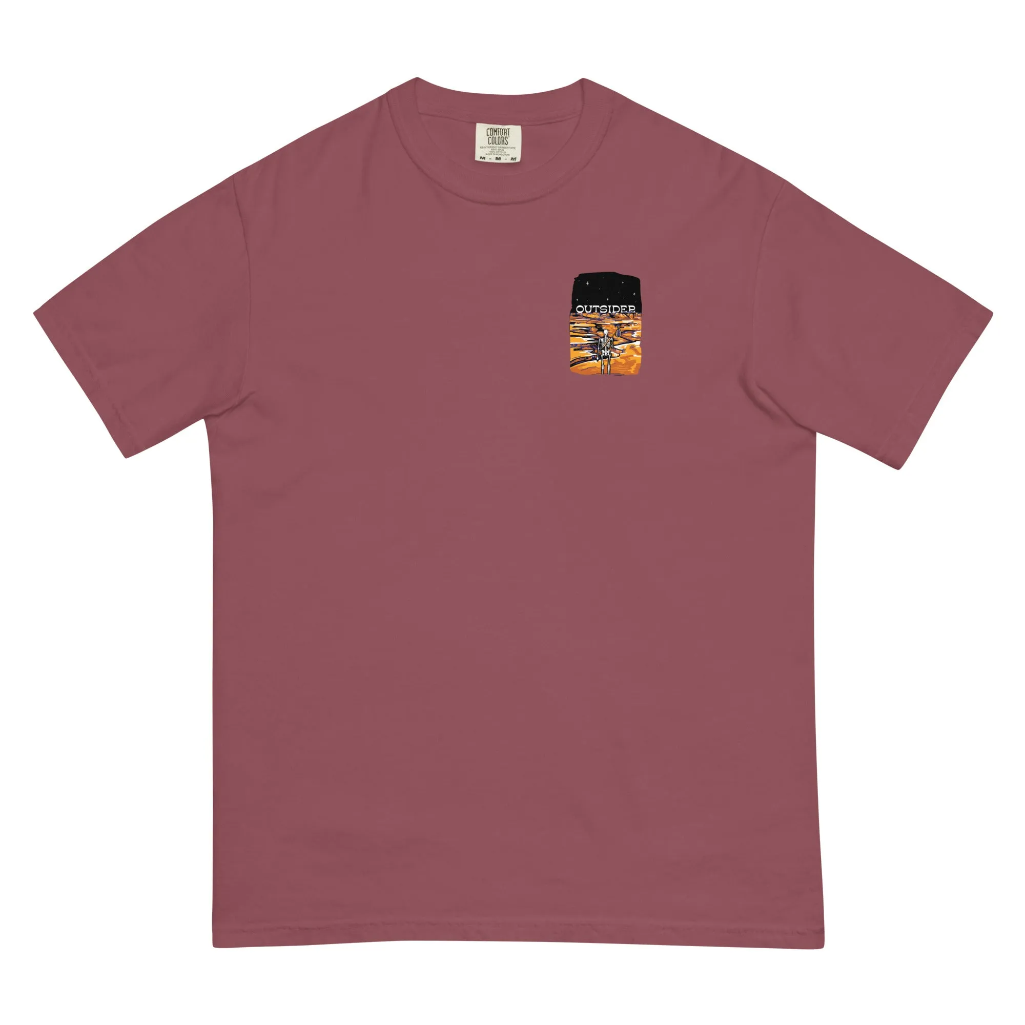 OUTSIDER Front & Back Print Comfort Colors Tee