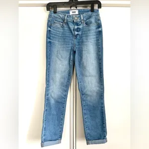 Paige Denim Kylie Crop Amabel Jeans Light Wash Size 26
