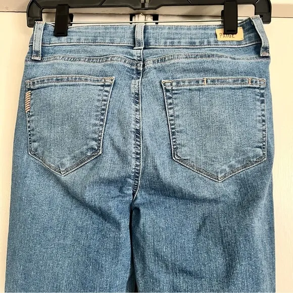 Paige Denim Kylie Crop Amabel Jeans Light Wash Size 26
