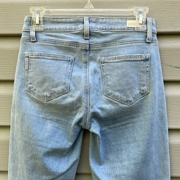 PAIGE Light Wash Verdugo Ankle Jeans