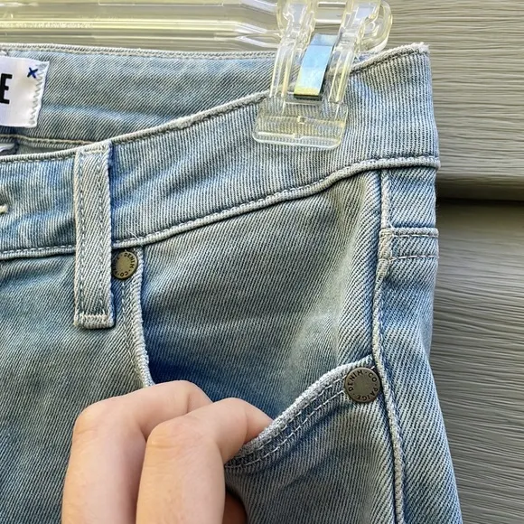 PAIGE Light Wash Verdugo Ankle Jeans