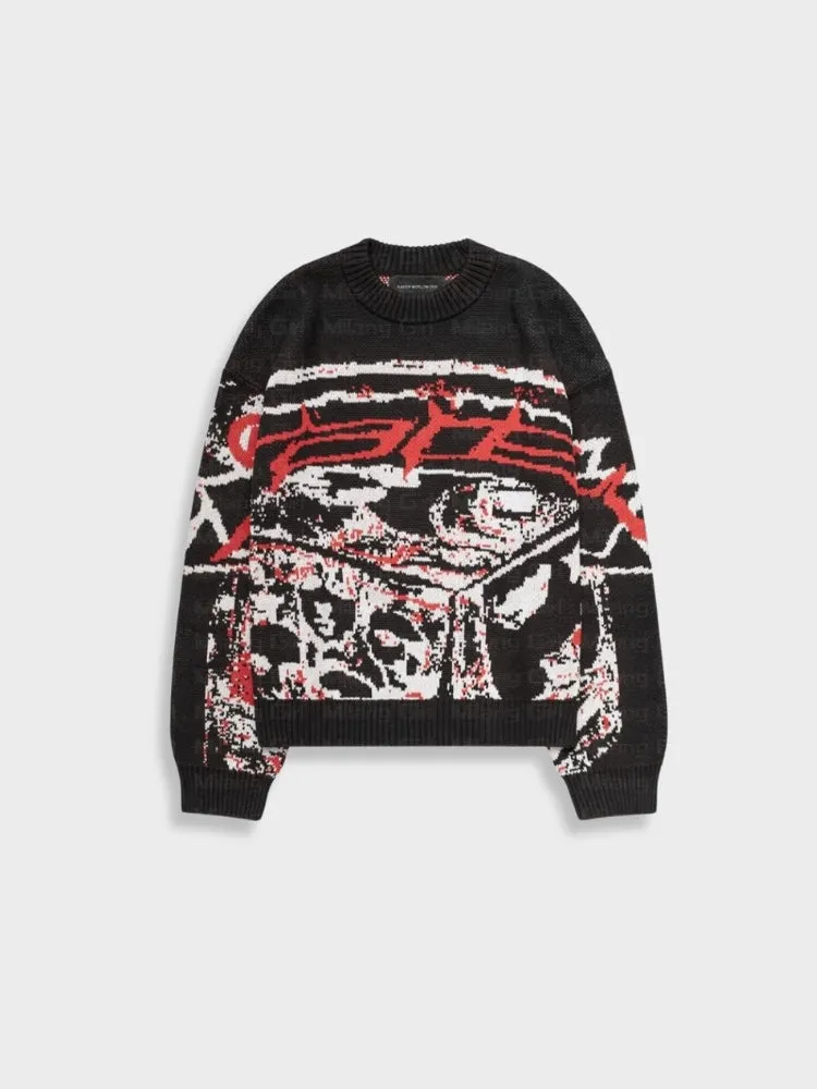 Paper Straight Vintage Mesh Knit