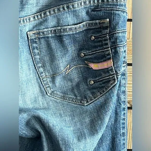 Parasuco Denim Legend Womens Jeans 30 Medium Wash Straight Vintage Preppy Retro