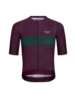 Pas Normal Studios - Solitude Jersey - Burgundy Stripe