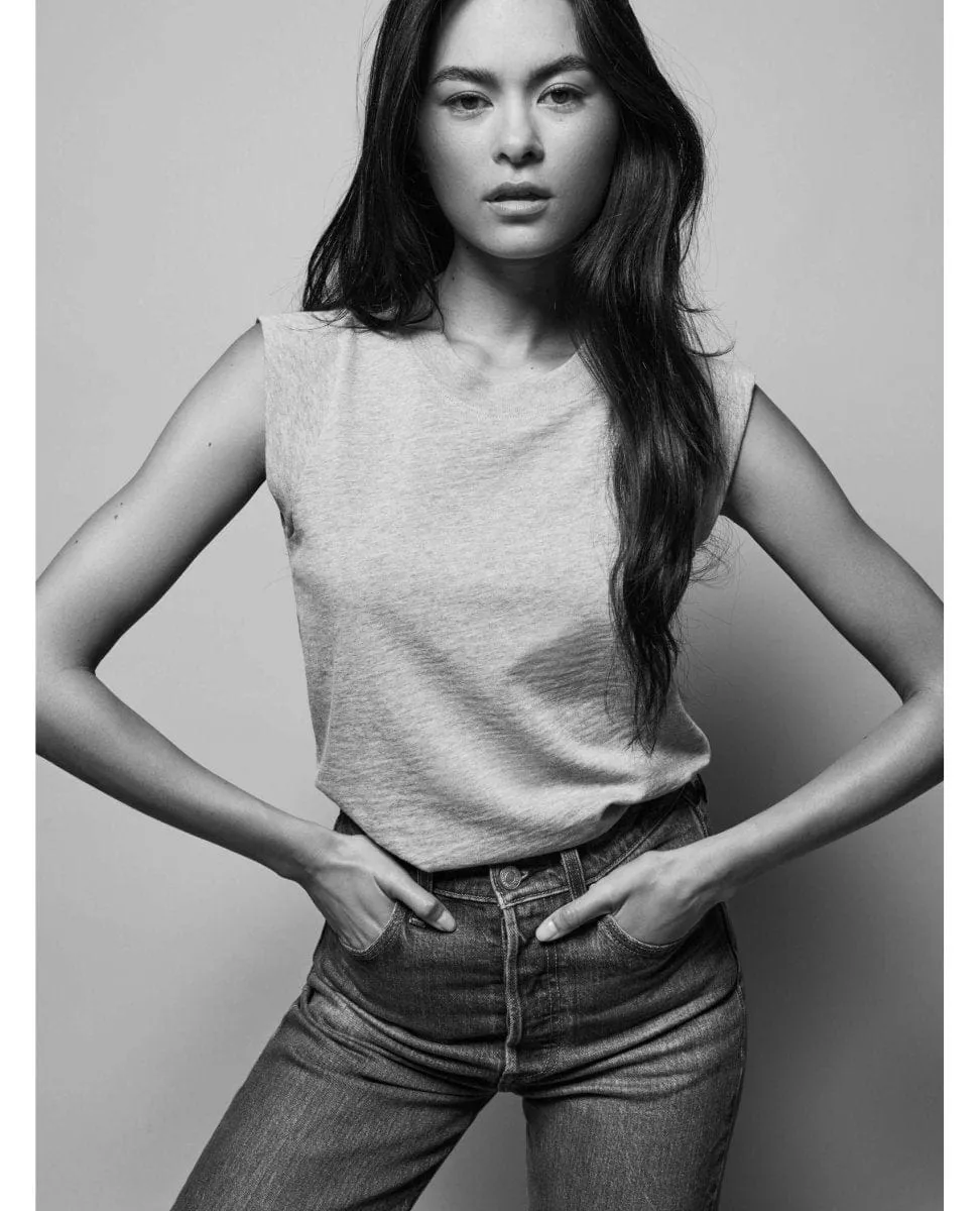 Patti Muscle Tank Heather Grey