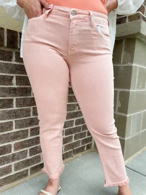 Peachy Paradise Mid Rise Jean