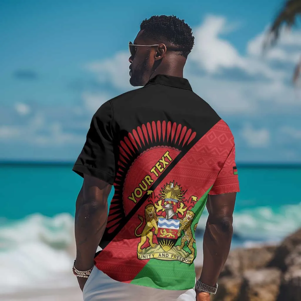 Personalized Afro Malawi Hawaiian Shirt Coat Of Arms - Southeastern Africa Pattern LT15