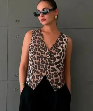 Personalized Fashion Animal Pattern Vest