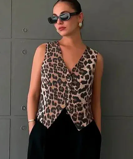 Personalized Fashion Animal Pattern Vest