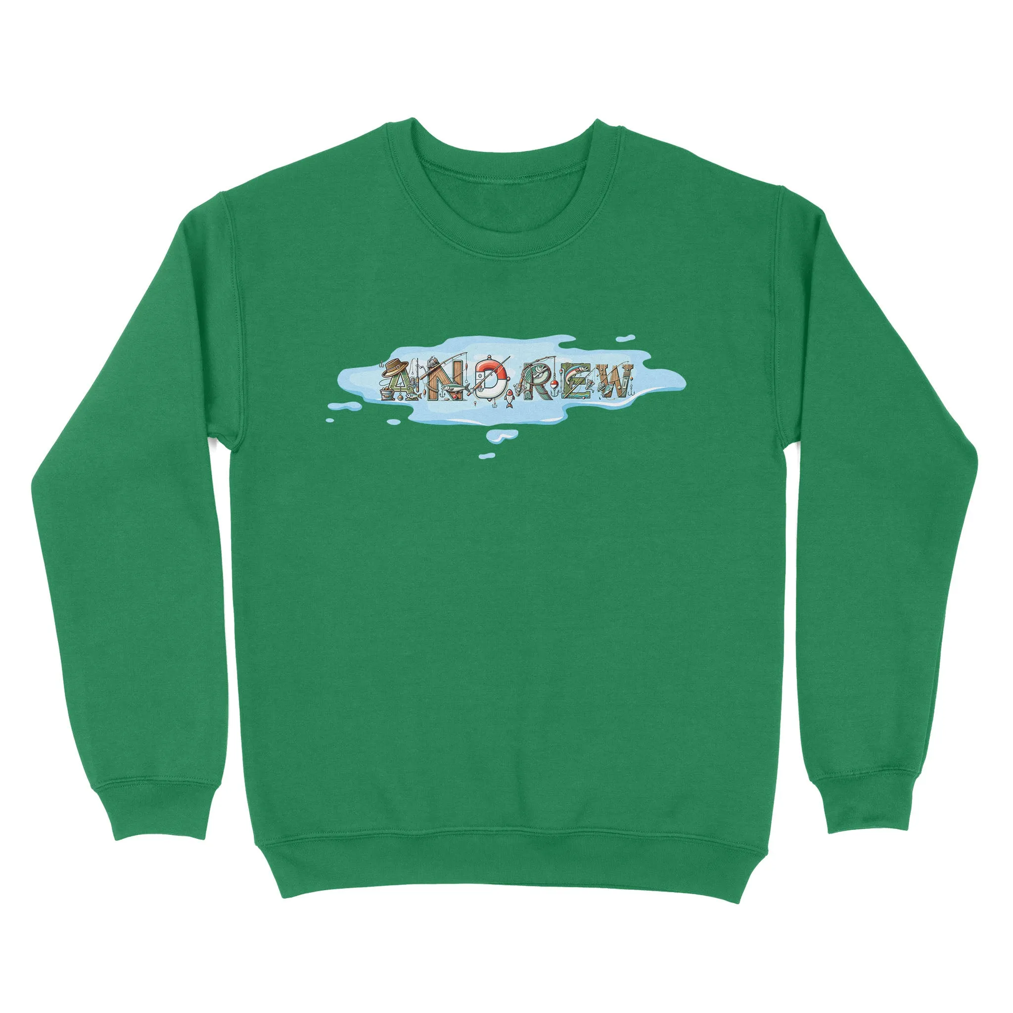 Personalized fishing shirts custom name fishing Sweatshirt