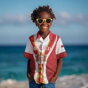 Personalized Monaco Kid Hawaiian Shirt Deo Juvante Sporty Style LT01