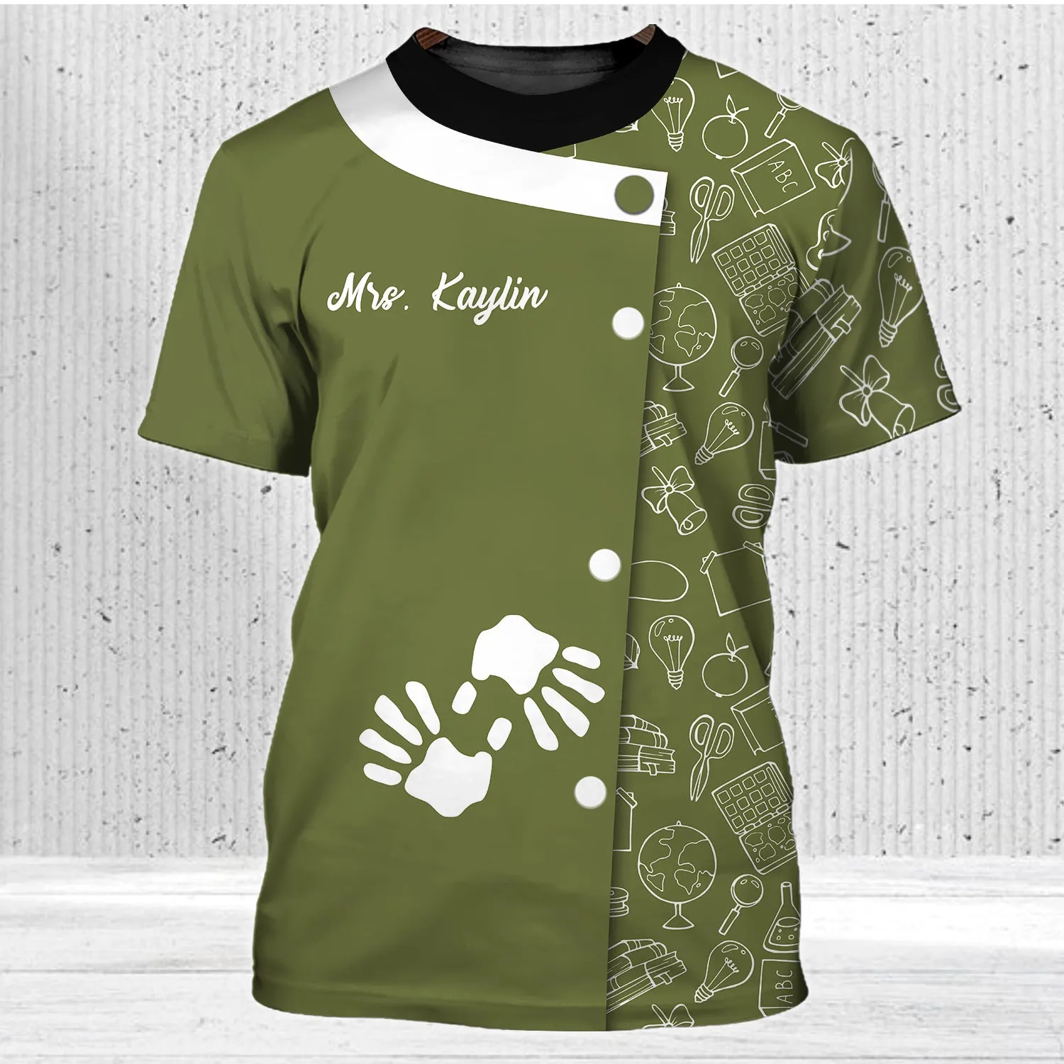 Personalized Shirt - Gift For Teacher Graphic Design 3D Printed Shirts