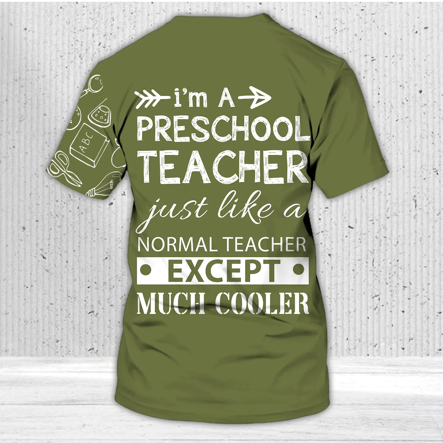 Personalized Shirt - Gift For Teacher Graphic Design 3D Printed Shirts