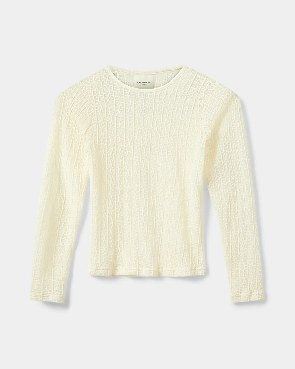 PETRISY T-SHIRT LONG SLEEVE - Off white