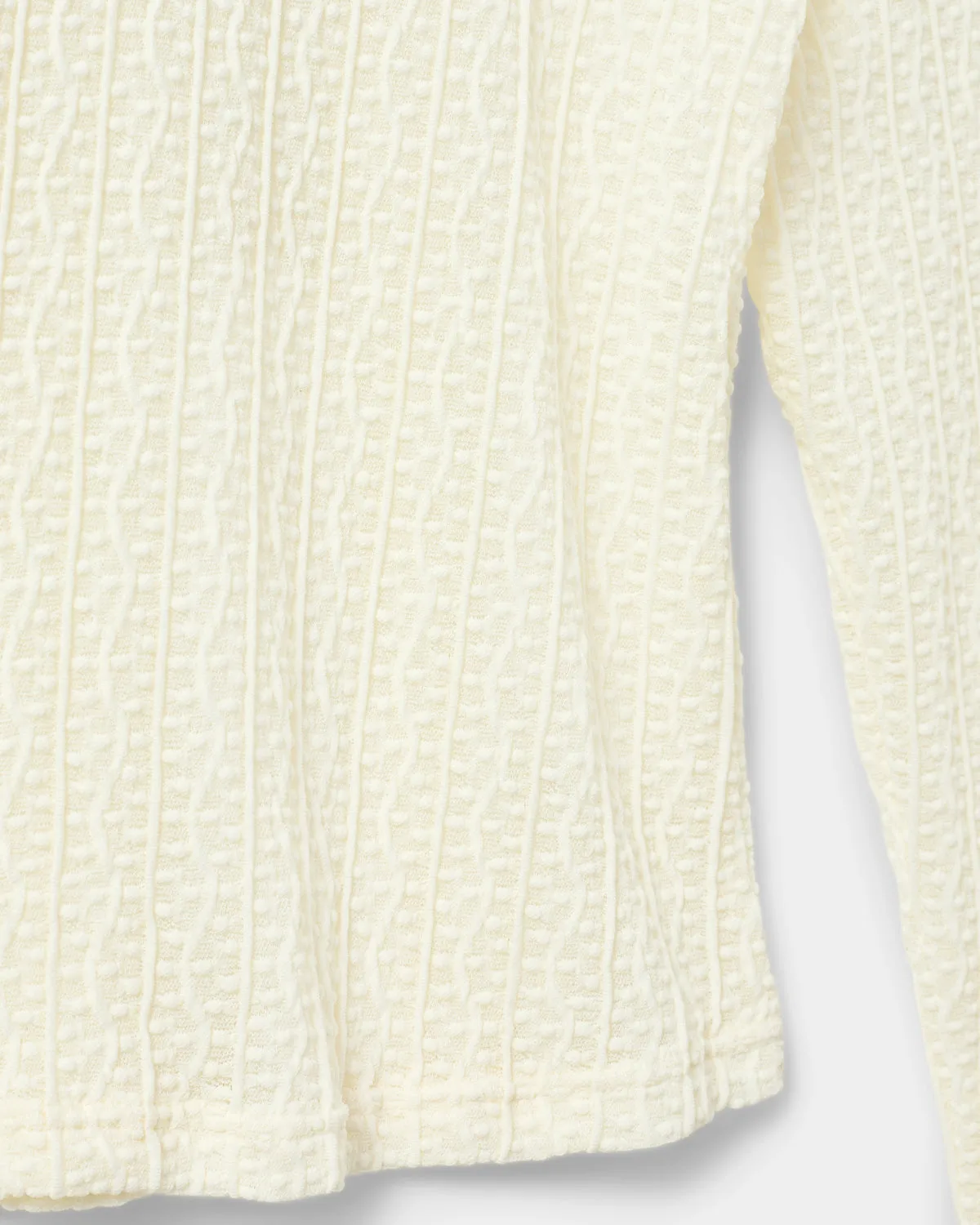 PETRISY T-SHIRT LONG SLEEVE - Off white