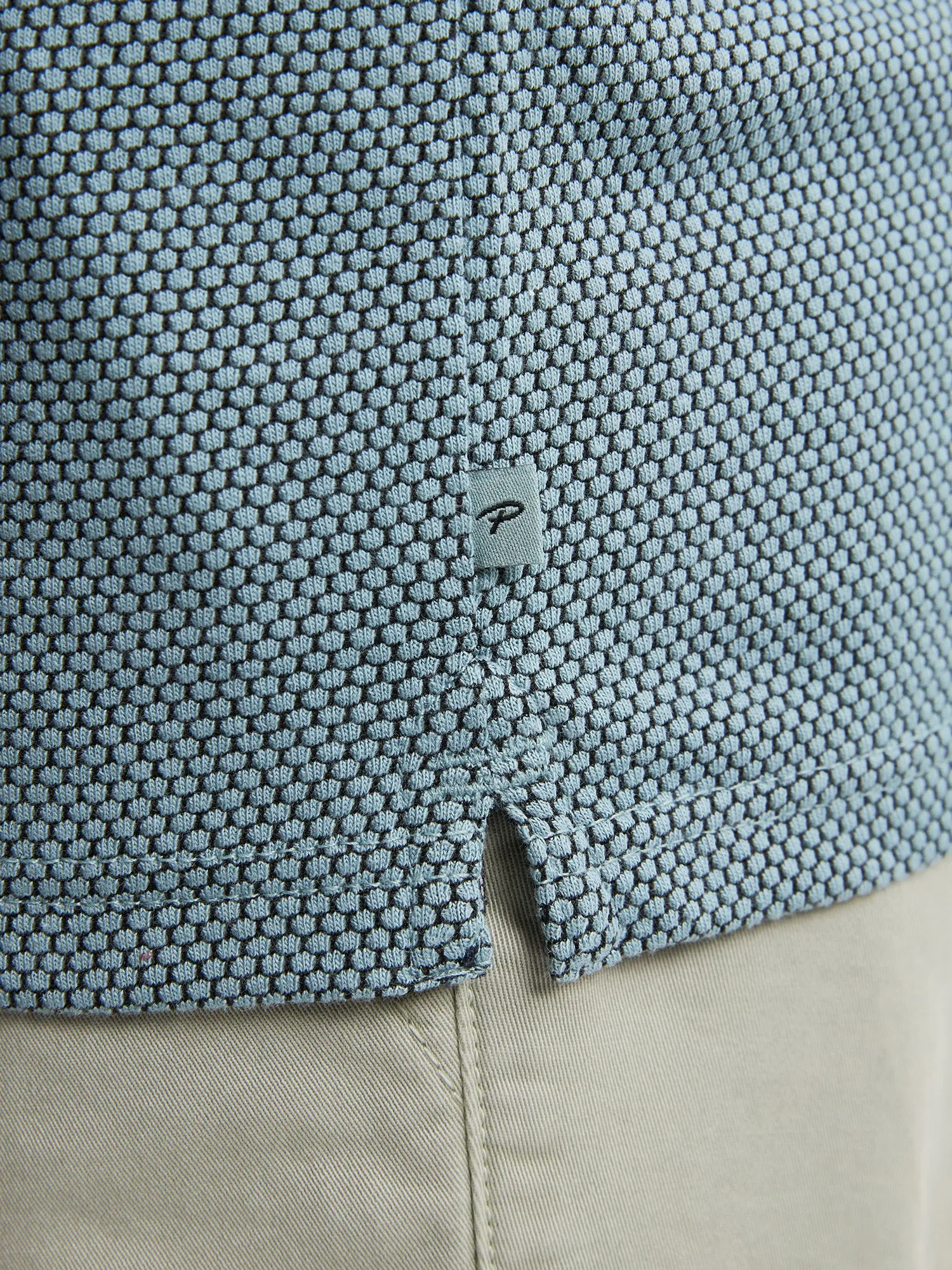 Petrol Industries 1/4 Zip Polo with Short Sleeve M1050-POL907