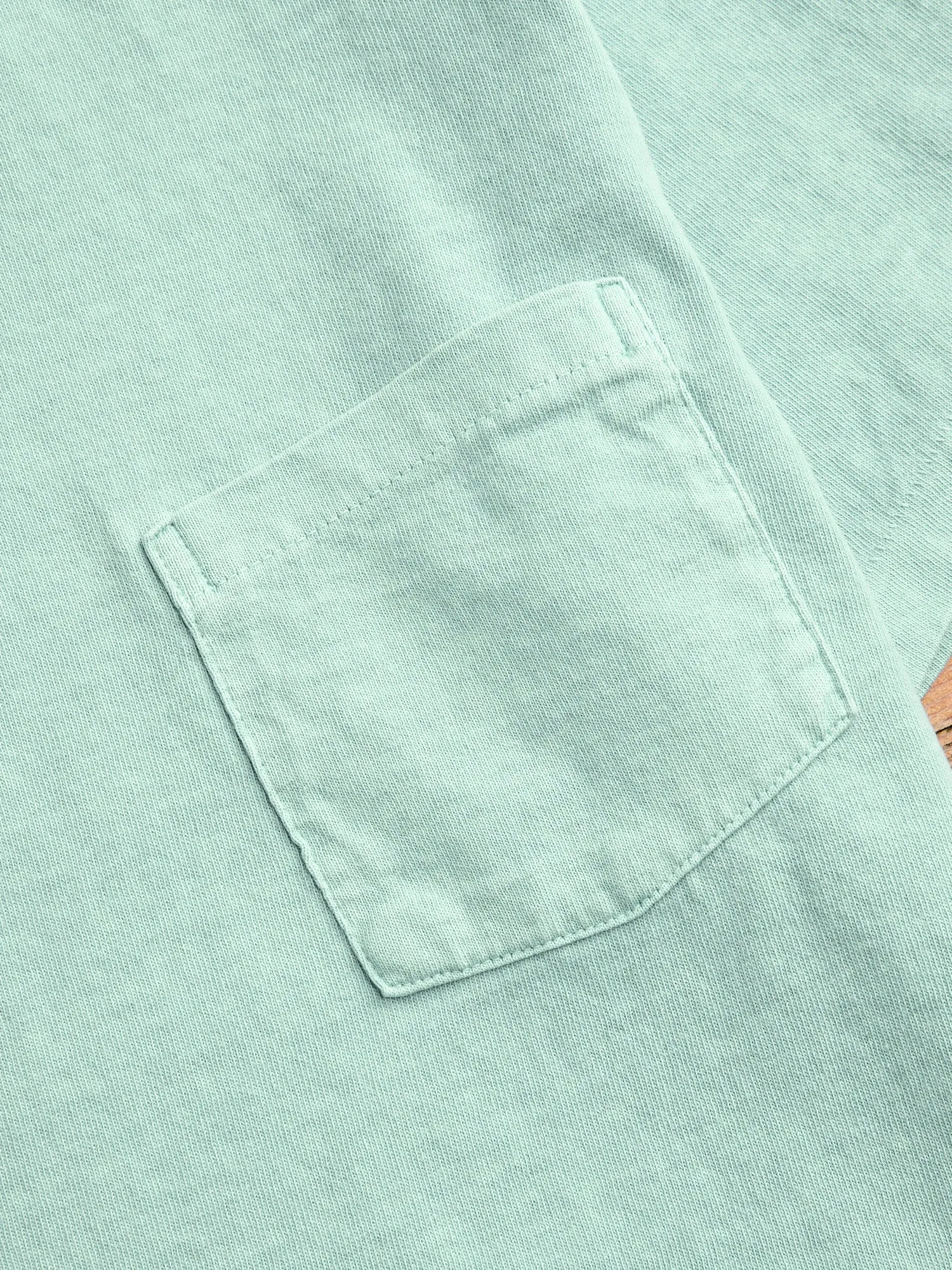 Pigment Dyed Pocket Tee in Nephrite