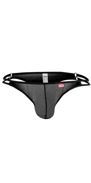 Pikante 1022 Rimini Thongs Black