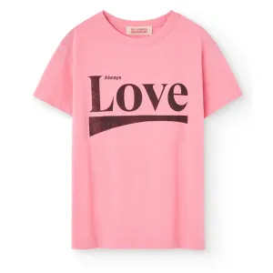 Pink Love Rooster T-Shirt