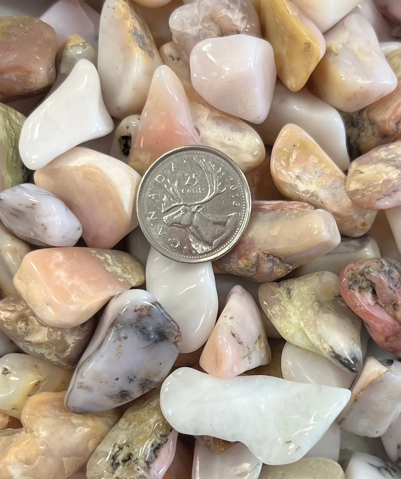 Pink Opal, Tumbled