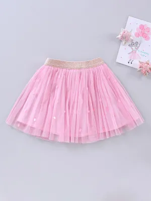 Pink Sequin Tutu Skirt
