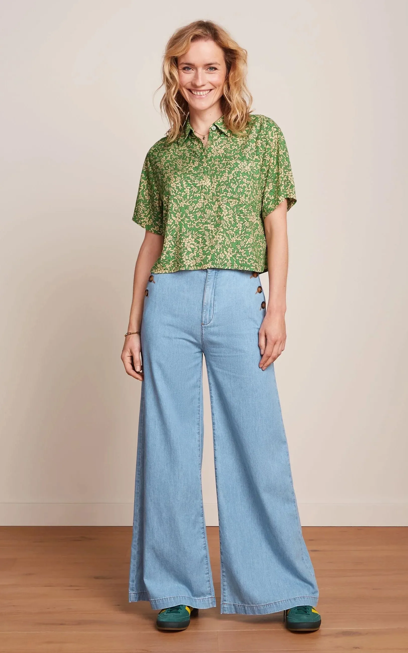 Pirla Pants Festa Light Denim Blue Tint