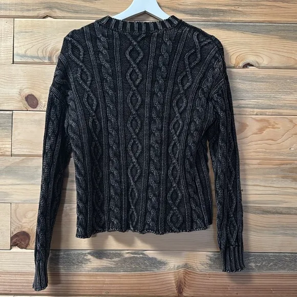 PISTOLA EVA PULLOVER SWEATER - SANDWASHED BLACK
