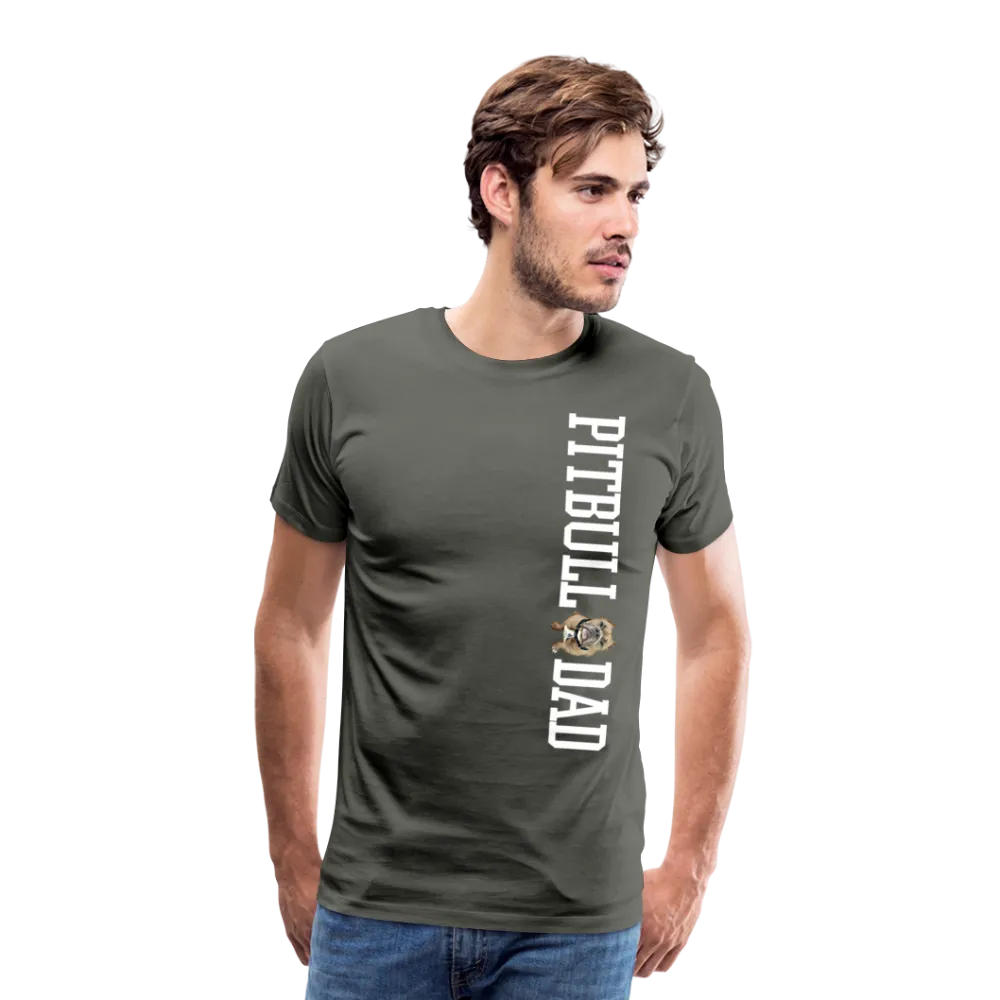 Pitbull Dad Men's Premium T-Shirt (CK1513 MM)