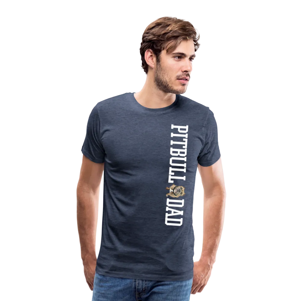 Pitbull Dad Men's Premium T-Shirt (CK1513 MM)