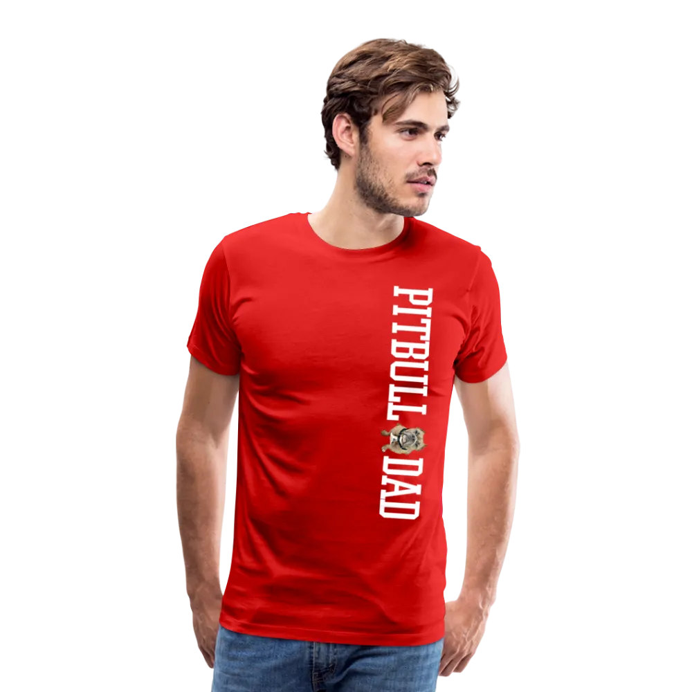 Pitbull Dad Men's Premium T-Shirt (CK1513 MM)