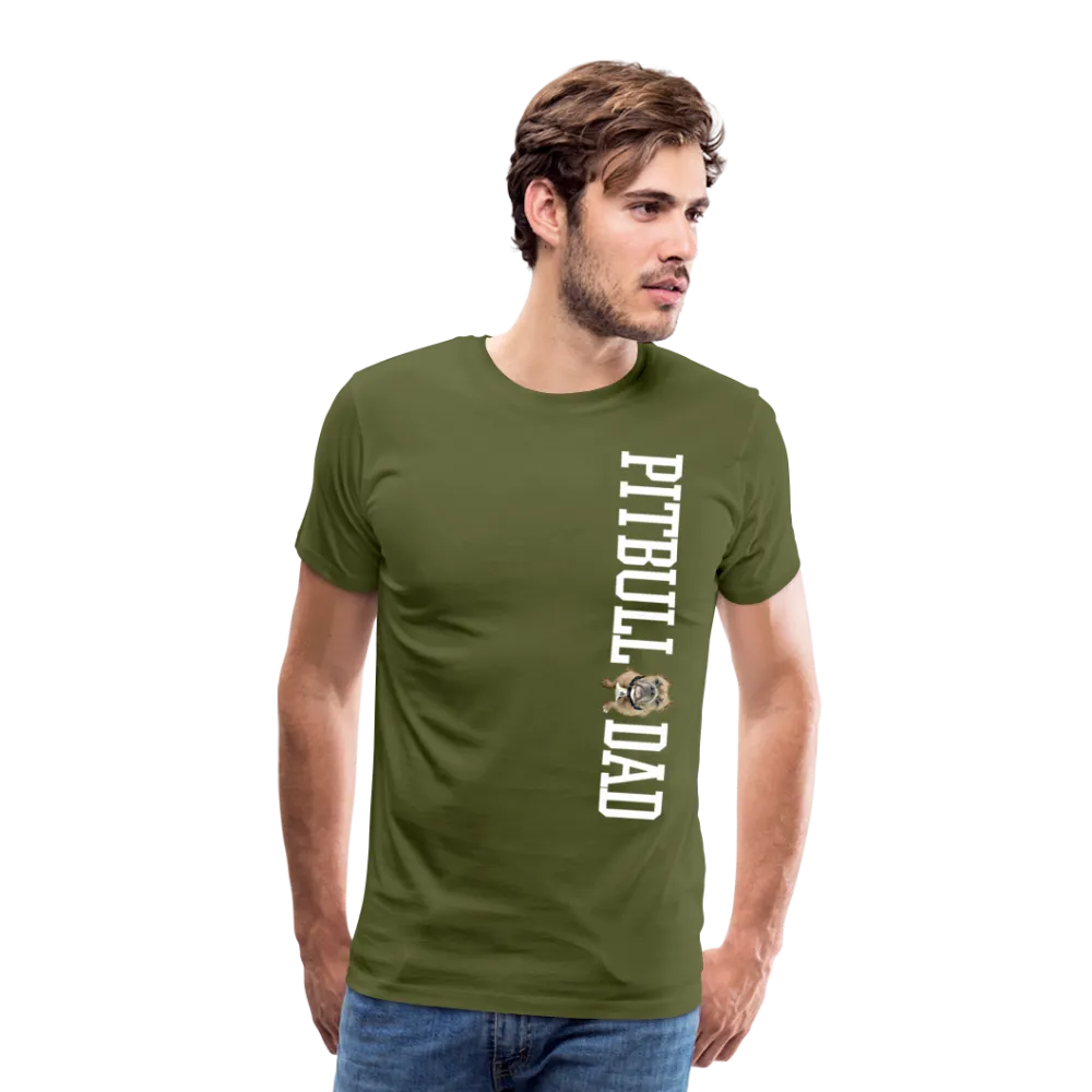 Pitbull Dad Men's Premium T-Shirt (CK1513 MM)