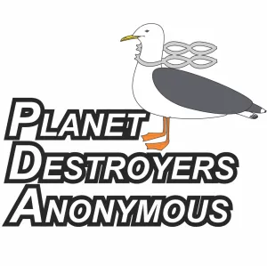 Planet Destroyers Anonymous - White Organic Heavyweight T-Shirt