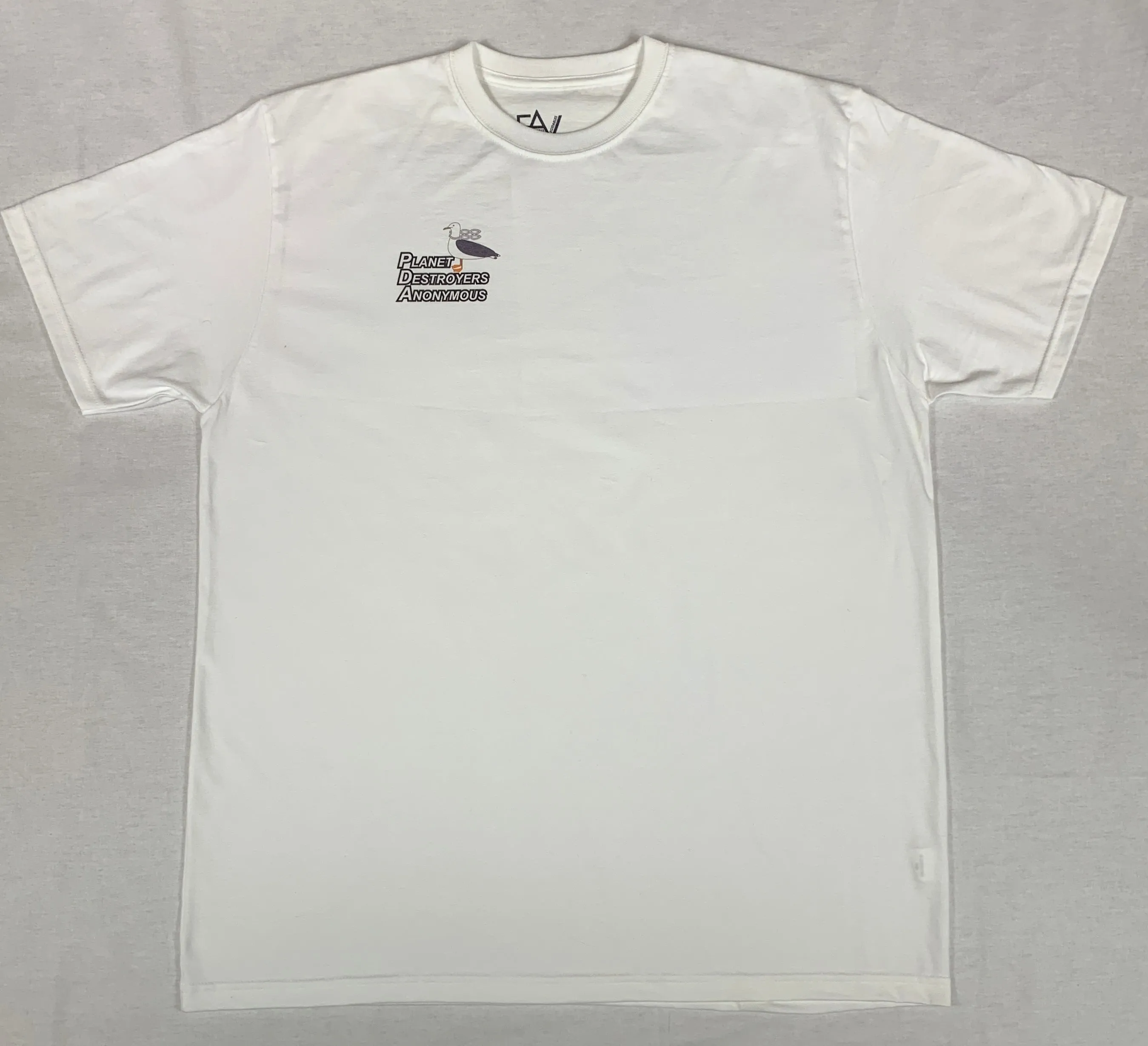Planet Destroyers Anonymous - White Organic Heavyweight T-Shirt