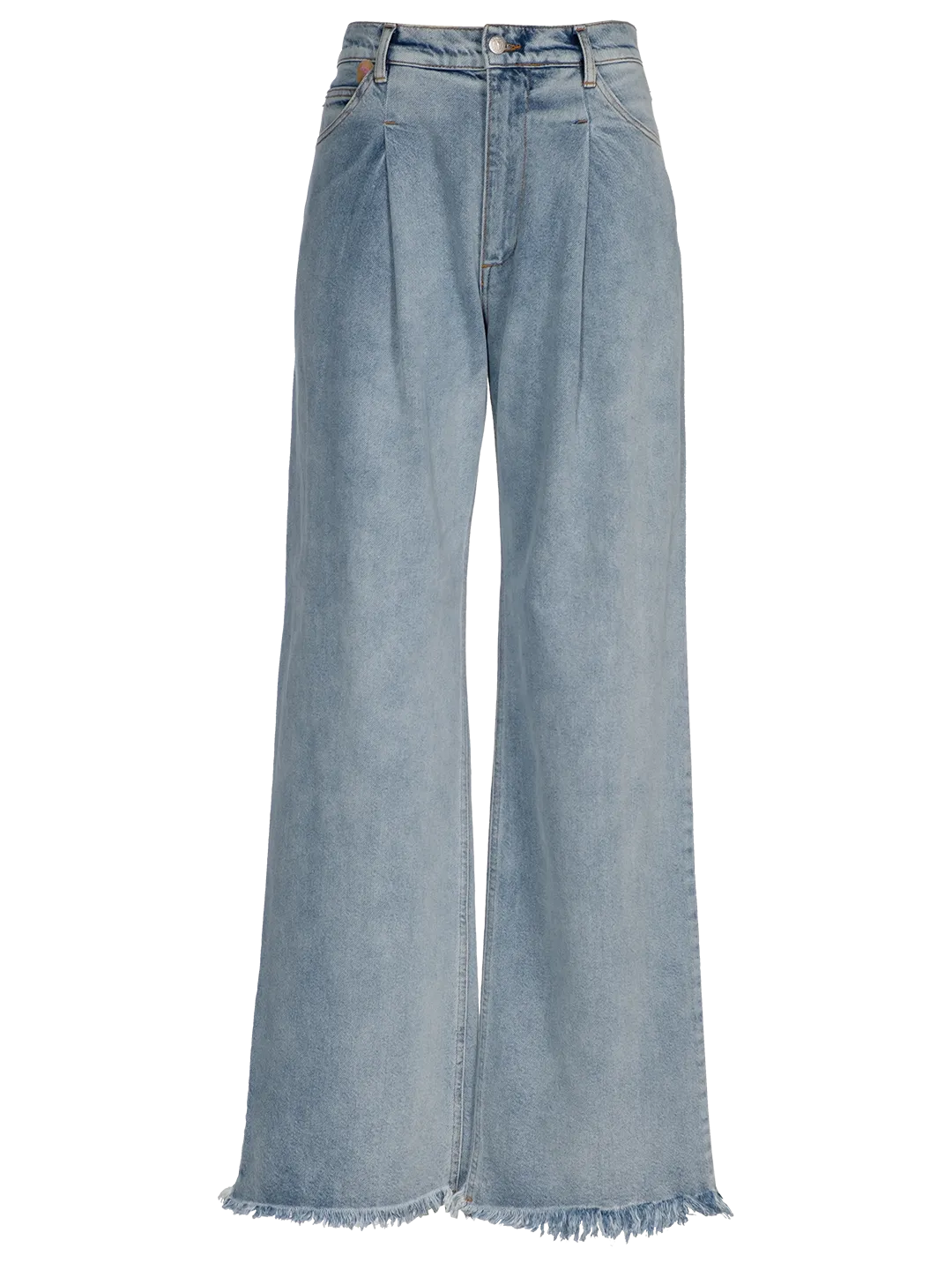 Pleated Waist Jeans