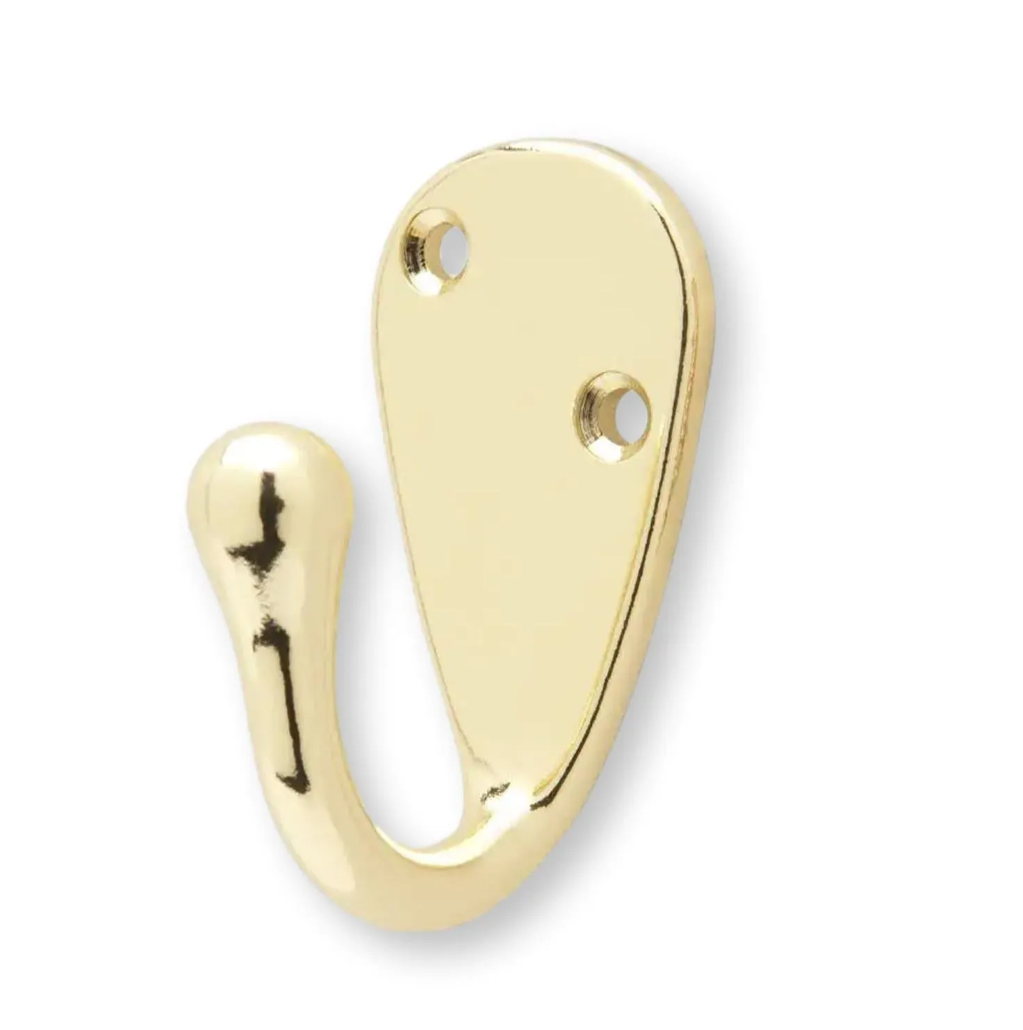 Polished Brass "Seth" Farmhouse Wall Hook