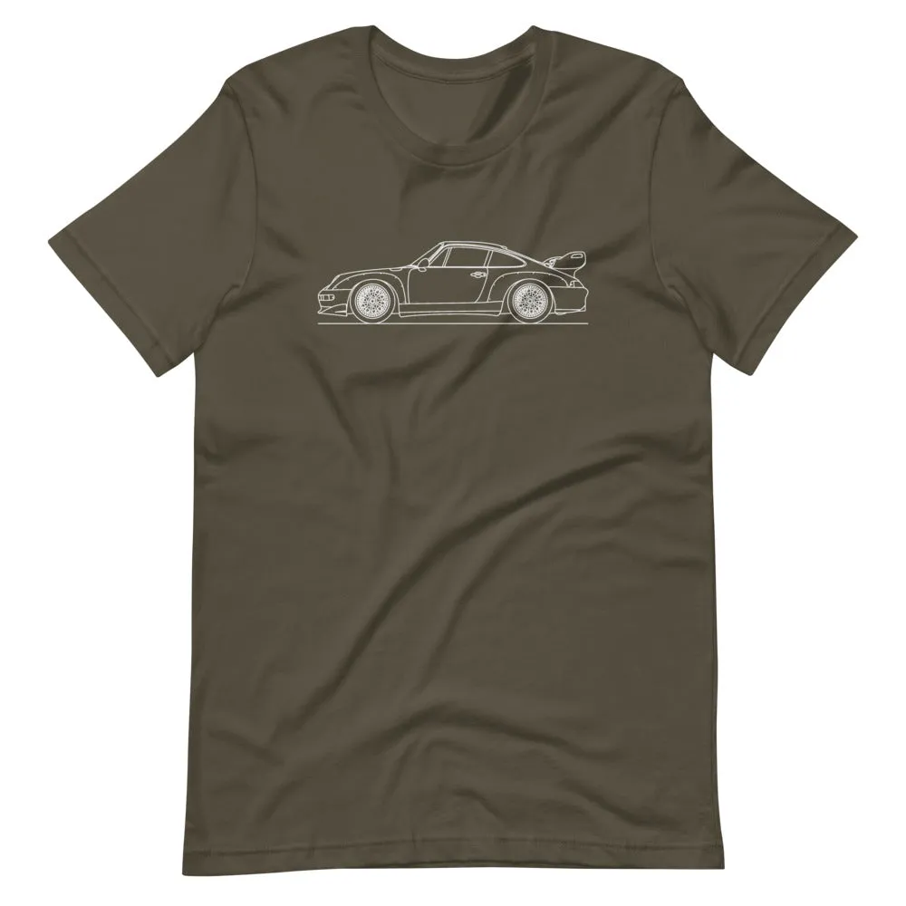Porsche 911 993 GT2 silhouette T-shirt