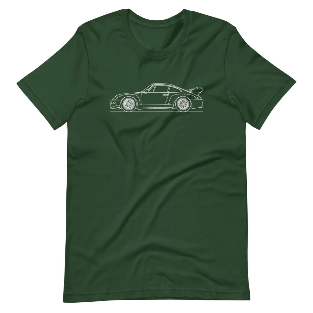Porsche 911 993 GT2 silhouette T-shirt