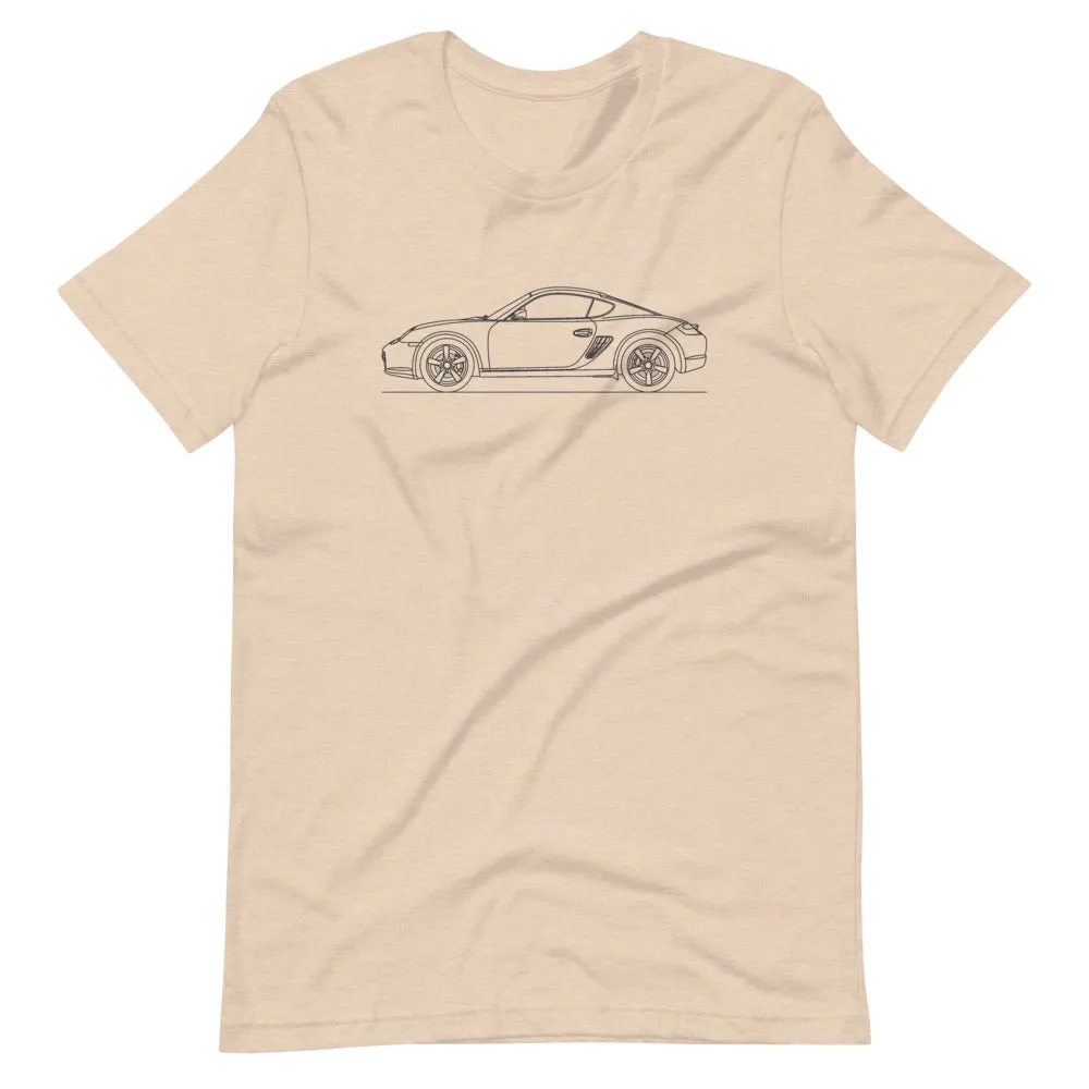 Porsche Cayman S 987 silhouette T-shirt
