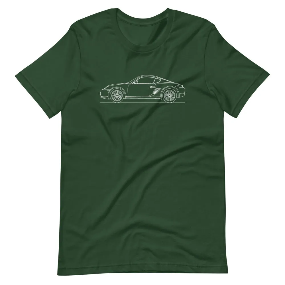 Porsche Cayman S 987 silhouette T-shirt
