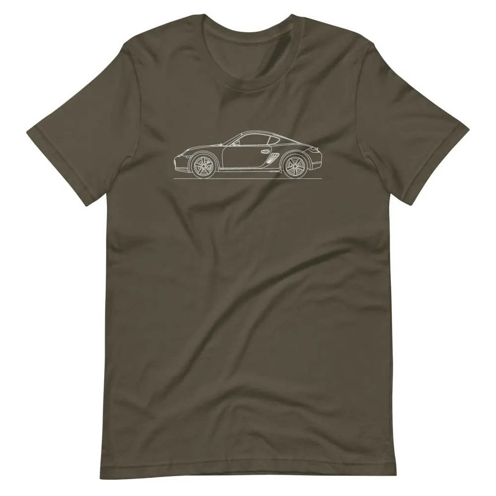 Porsche Cayman S 987 silhouette T-shirt