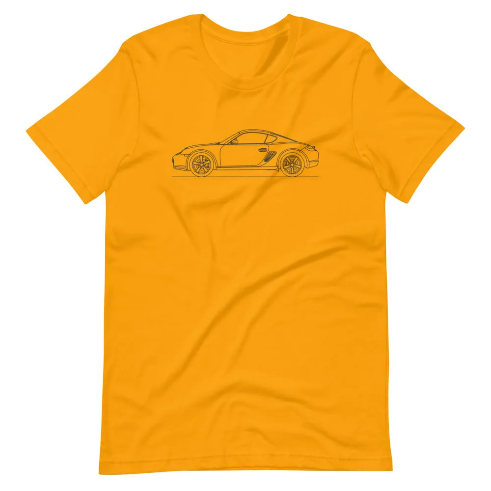 Porsche Cayman S 987 silhouette T-shirt