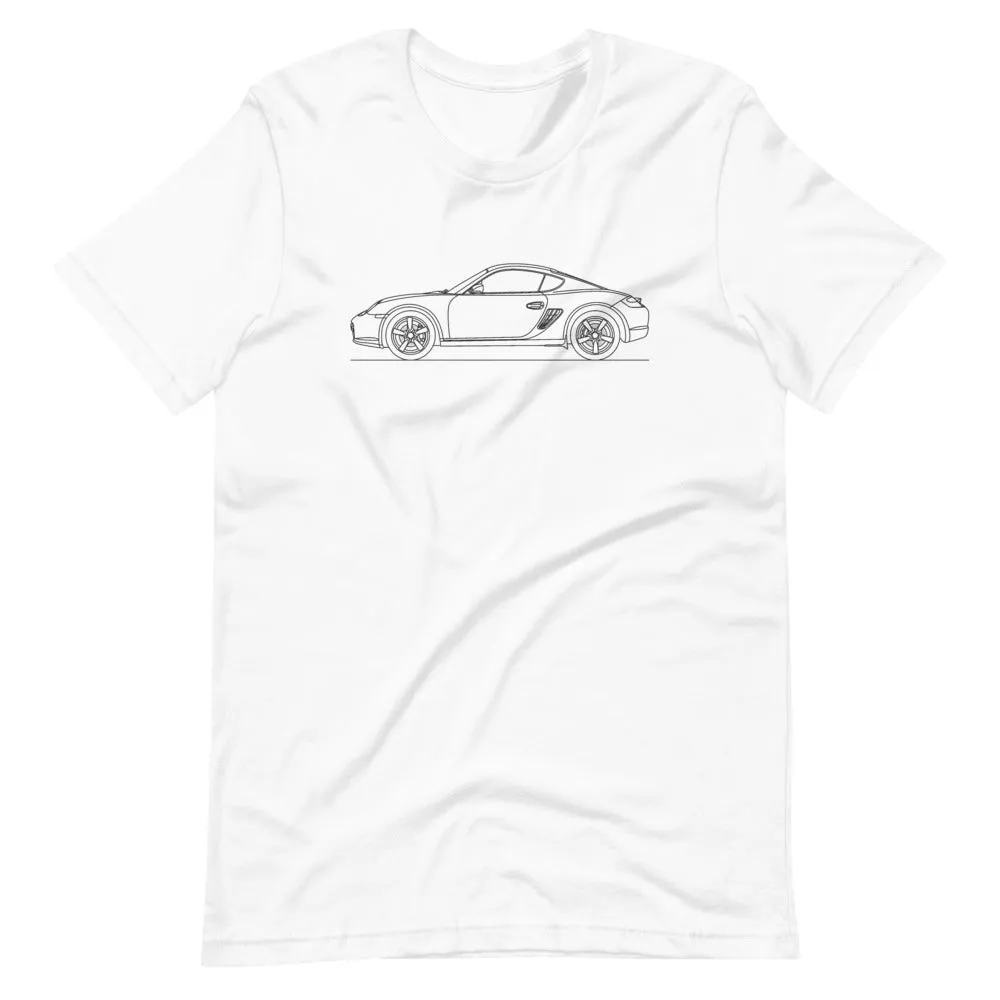 Porsche Cayman S 987 silhouette T-shirt