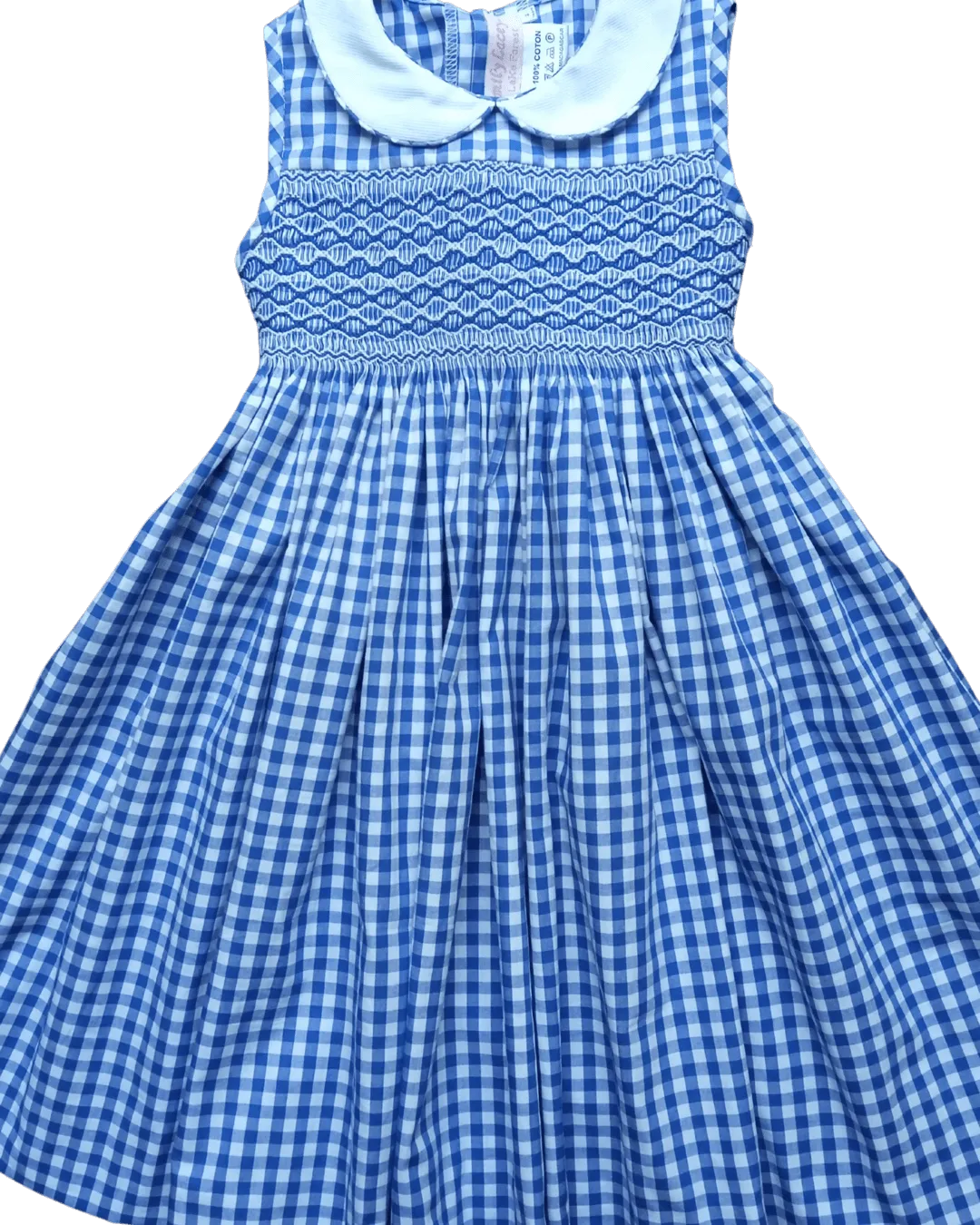 PRE-ORDER Smocked Azure Gingham Dress