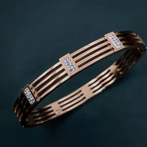 Premium Quality Stainless Steel Gold Plated Fashion Bracelet Bangle for Women