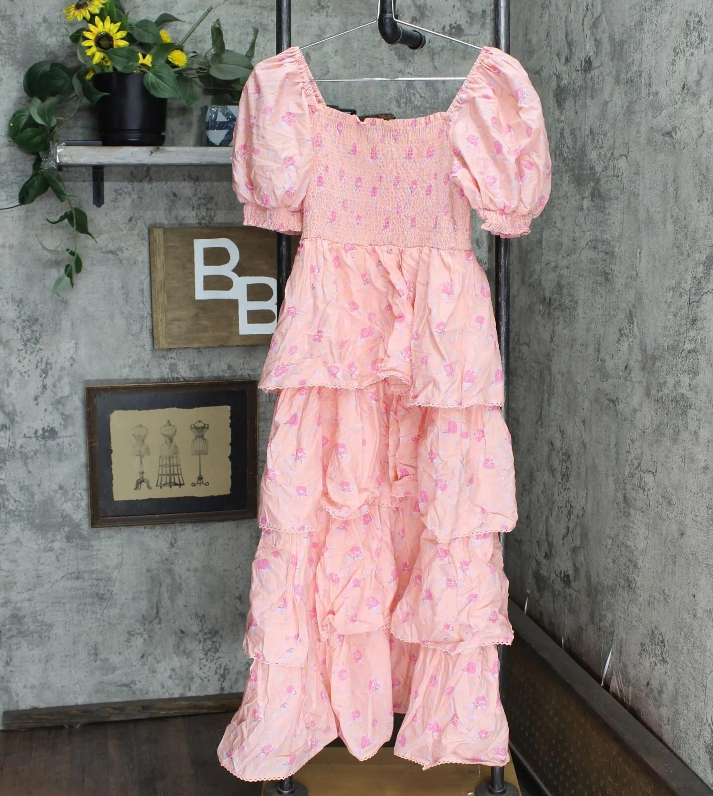 Private Label Women's Simone Smocked Dress PDD-018-1
